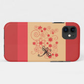 Bloemige Libelle Kunst Case-Mate iPhone Case (Achterkant (horizontaal))