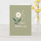 Bloemige Liefde Moederkaart Kaart (Gele Bloem)