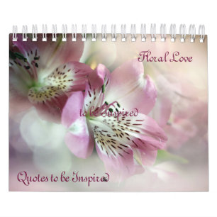 Bloemige liefdescitaten om geïnspireerd te worden kalender