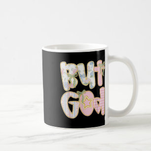 Bloemige Maar God Coquette Strik Jezus Bijbelvers Koffiemok