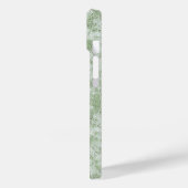 Bloemige Madeliefje Fluwelen LIme Groen Case-Mate iPhone Case (Achterkant / Links)