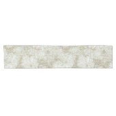 Bloemige Madeliefjes Fluwelen Crème Textuur Korte Tafelloper (Horizontaal)