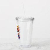 Bloemige MAMA Acryl Drinkbeker (Links)