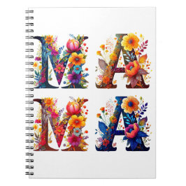 Bloemige MAMA Notitieboek
