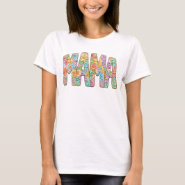Bloemige Mama Shirt – Moederdag Cadeau T Shirt