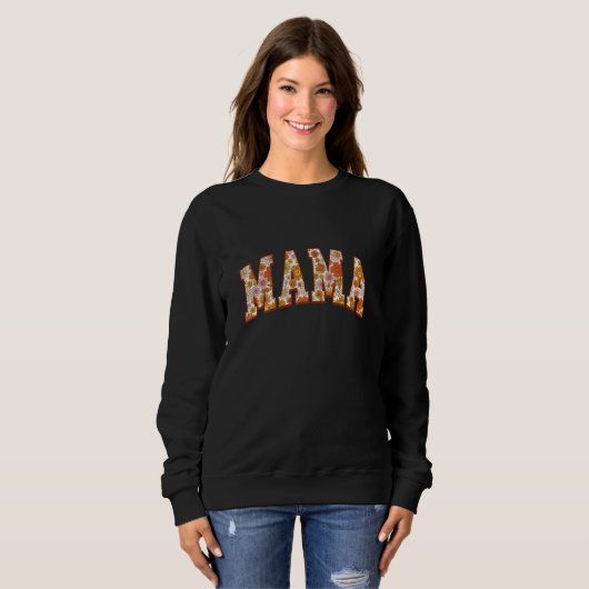 Bloemige Mama Sweatshirt (Voorkant volledig)