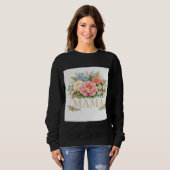Bloemige Mama T-shirt  (Voorkant volledig)