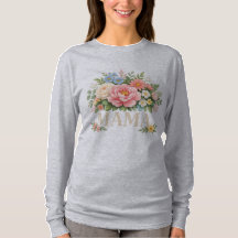Bloemige Mama T-shirt
