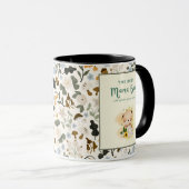Bloemige Mama-typografieontwerp Mok (Voorkant rechts)
