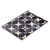 bloemige mandala: kleurrijk naadloos notitieboek (Linkerzijde)