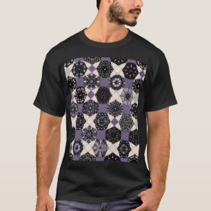 bloemige mandala: kleurrijk naadloos t-shirt