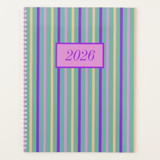Bloemige Medley Strepen Planner