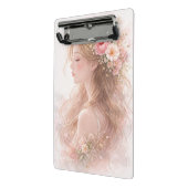Bloemige mini klembord | Esthetische vrouw (Angled2)
