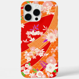 Bloemige Mix Kimono Patroon Lente iPhone 16 Pro Max Hoesje
