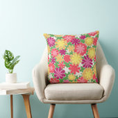 Bloemige mix kussen (Stoel)