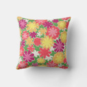 Bloemige mix kussen (Achterkant)