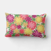 Bloemige mix kussen (Achterkant)