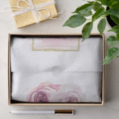 Bloemige Mode Parfumfles Roze Rozen Goud Glamour Tissuepapier (Geschenk)