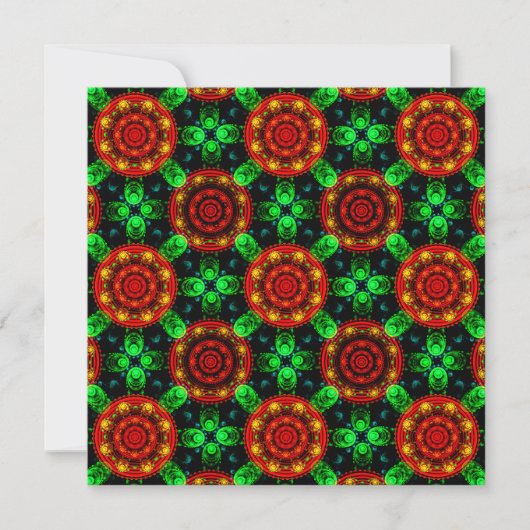 Bloemige Moderne Boho Elegante Abstracte Patroon # (Voorkant)