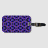 Bloemige Moderne Boho Elegante Abstracte Patroon # Bagagelabel (Voorkant (horizontaal))