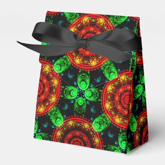 Bloemige Moderne Boho Elegante Abstracte Patroon # Bedankdoosjes (Voorkant Zijde)