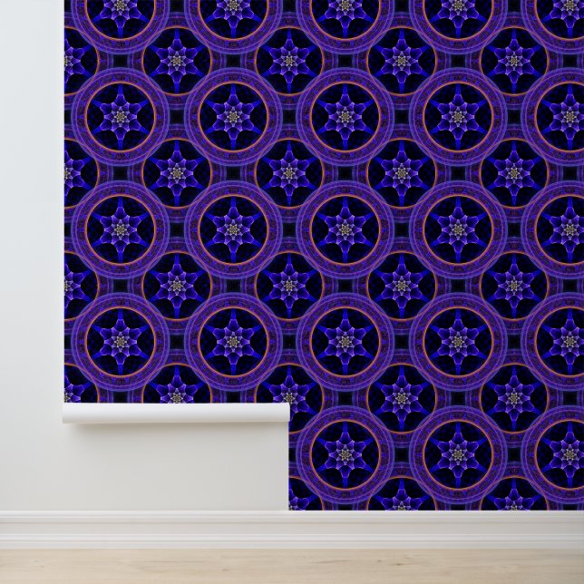 Bloemige Moderne Boho Elegante Abstracte Patroon # Behang (Applicatie)