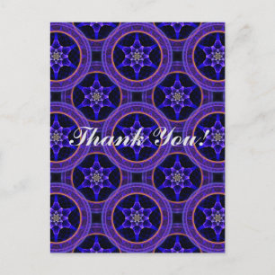Bloemige Moderne Boho Elegante Abstracte Patroon # Briefkaart