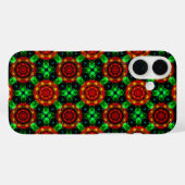 Bloemige Moderne Boho Elegante Abstracte Patroon # Case-Mate iPhone Case (Achterkant (horizontaal))