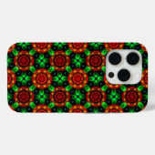Bloemige Moderne Boho Elegante Abstracte Patroon # Case-Mate iPhone Case (Achterkant (horizontaal))