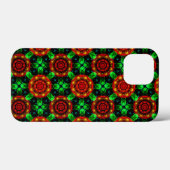 Bloemige Moderne Boho Elegante Abstracte Patroon # Case-Mate iPhone Case (Achterkant (horizontaal))