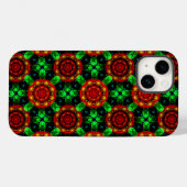 Bloemige Moderne Boho Elegante Abstracte Patroon # Case-Mate iPhone Case (Achterkant (horizontaal))