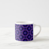 Bloemige Moderne Boho Elegante Abstracte Patroon # Espresso Kop (Rechts)