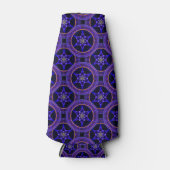 Bloemige Moderne Boho Elegante Abstracte Patroon # Flesjeskoeler (Voorkant)
