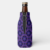 Bloemige Moderne Boho Elegante Abstracte Patroon # Flesjeskoeler (Fles Achterkant)