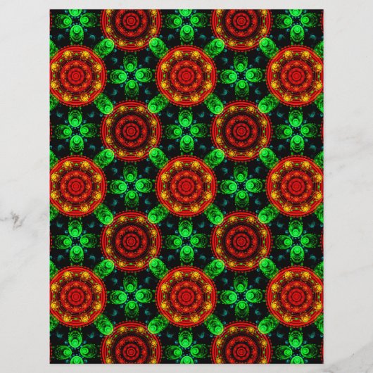 Bloemige Moderne Boho Elegante Abstracte Patroon # Flyer (Voorkant)