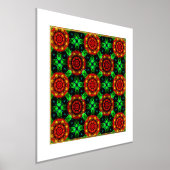 Bloemige Moderne Boho Elegante Abstracte Patroon # Folie Afdrukken (Laagn)