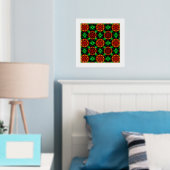 Bloemige Moderne Boho Elegante Abstracte Patroon # Folie Afdrukken (Insitu (Slaapkamer))