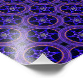 Bloemige Moderne Boho Elegante Abstracte Patroon # Foto Afdruk (Hoek)
