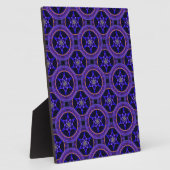 Bloemige Moderne Boho Elegante Abstracte Patroon # Fotoplaat (Zijkant)