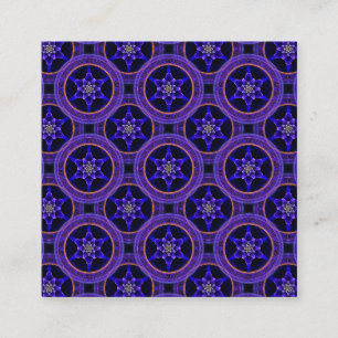 Bloemige Moderne Boho Elegante Abstracte Patroon # Informatiekaartje