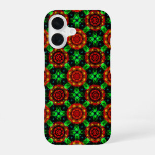 Bloemige Moderne Boho Elegante Abstracte Patroon # iPhone 16 Hoesje