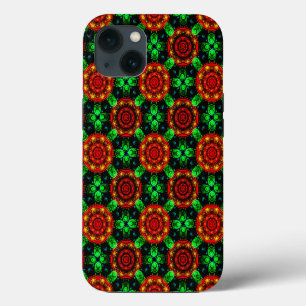 Bloemige Moderne Boho Elegante Abstracte Patroon # iPhone 13 Hoesje