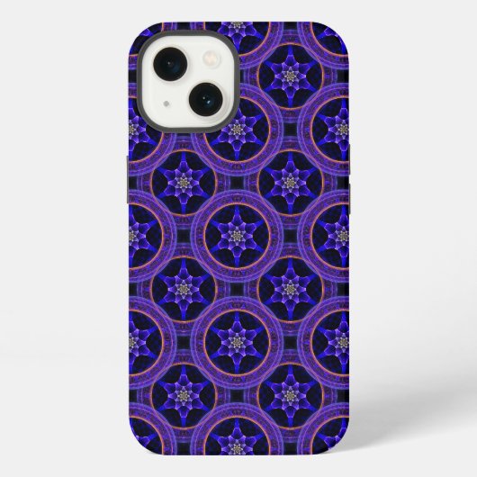Bloemige Moderne Boho Elegante Abstracte Patroon # iPhone Hoesje (Achterkant)