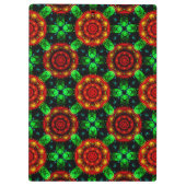 Bloemige Moderne Boho Elegante Abstracte Patroon # Klembord (Achterkant)