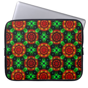 Bloemige Moderne Boho Elegante Abstracte Patroon # Laptop Sleeve