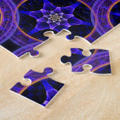 Bloemige Moderne Boho Elegante Abstracte Patroon # Legpuzzel (Zijkant)