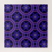 Bloemige Moderne Boho Elegante Abstracte Patroon # Legpuzzel (Horizontaal)