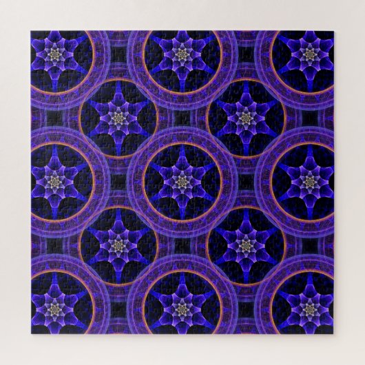 Bloemige Moderne Boho Elegante Abstracte Patroon # Legpuzzel (Verticaal)