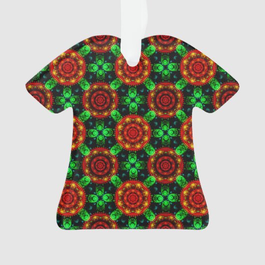 Bloemige Moderne Boho Elegante Abstracte Patroon # Ornament (voorkant)
