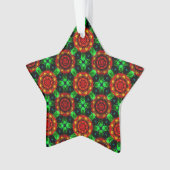 Bloemige Moderne Boho Elegante Abstracte Patroon # Ornament (voorkant)